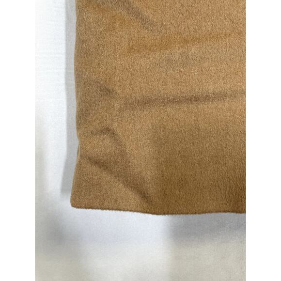 MAX MARA High Rise Wool Blend Pencil Skirt Camel Tan Made in Italy Size 6 - Picture 3 of 11